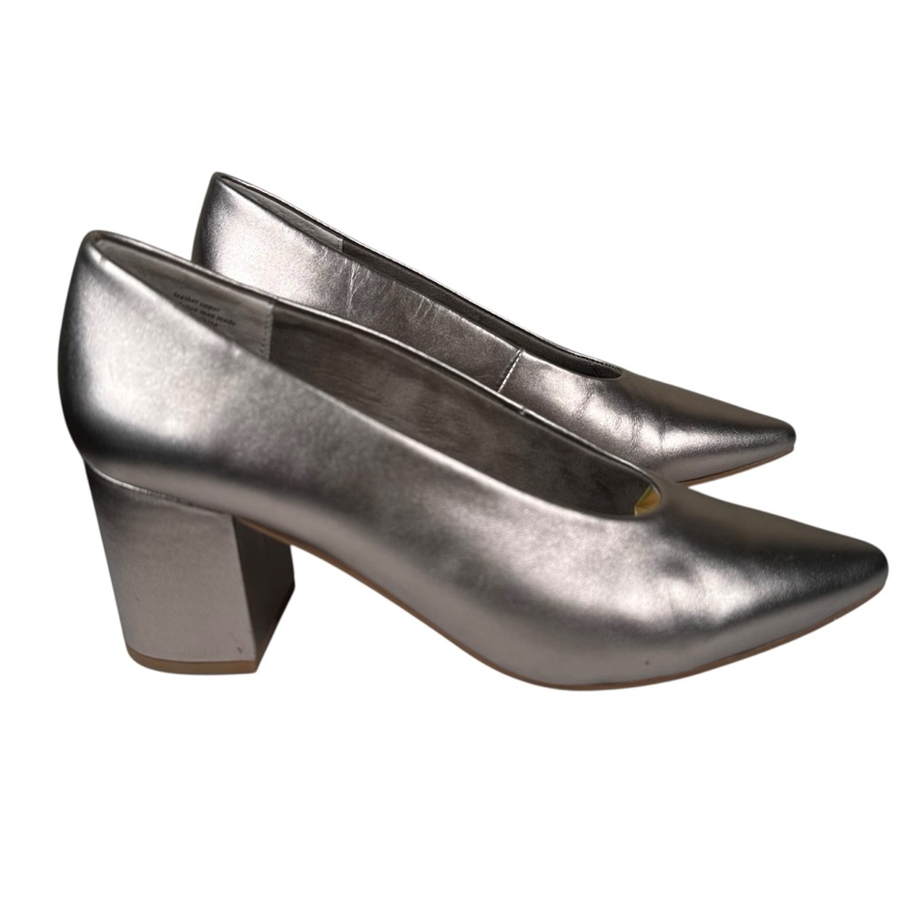 SEYCHELLES Metallic Leather Rehearse Dress Pumps